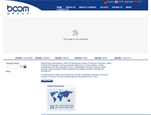 Tablet Screenshot of boomrubber.com